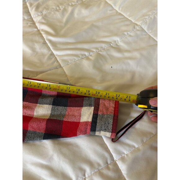 Redhead Mens Red & Black Buffalo Plaid Flannel Shirt L 100% Cotton Button-Up - Picture 15 of 16